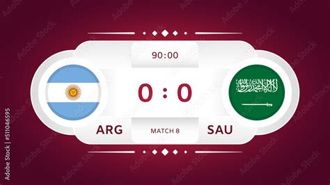 Argentina Vs Saudi Arabia Match Football 2022 World Football