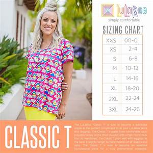 Lularoe Classic T Size Chart Shop Now Facebook Com Groups
