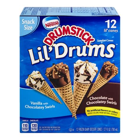Save On Nestle Drumstick Lil Drums Sundae Cones Assorted 12 Ct Order
