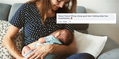 Woman Told To Cover Up While Breastfeeding Has The Best Possible