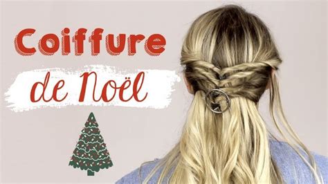 TUTO FACILE NOEL  Coiffure de fêtes  Coiffure noel, Coiffure fete