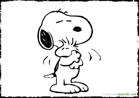 Colorful eggs, holy lamb, funny bunny, a basket full of fancy food as well as blooming flowers which appear during this season. Snoopy coloring pages to download and print for free