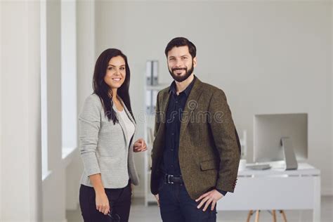 Discussion Meeting Business People In A White Office Stock Image