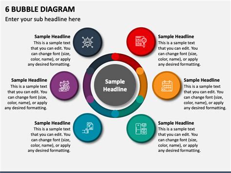 6 Bubble Diagram Powerpoint Presentation Slides Ppt Template