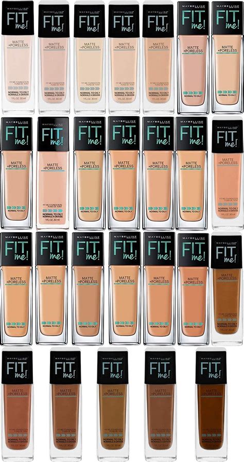 Maybelline Fit Me Foundation Shades Homecare