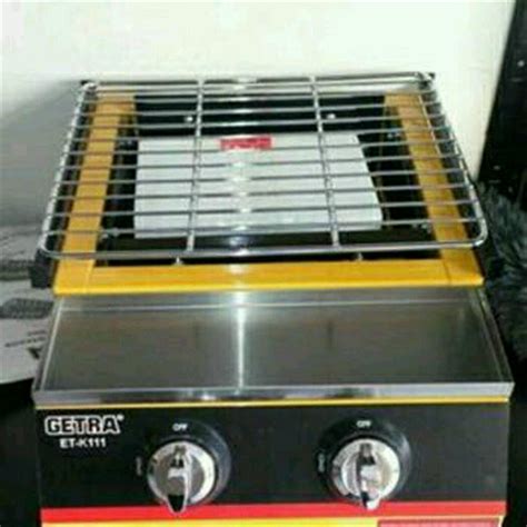 Kompor bakar sosis 2 tungku tanpa asap getra gratis selang + regulator. Jual Kompor panggang grill bakaran sate sosis ikan ayam ...
