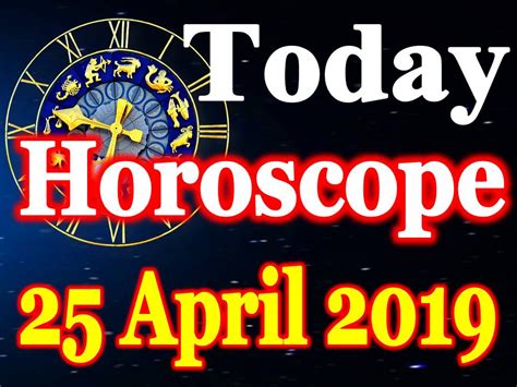 Get your accurate april 2021 cancer monthly horoscope predictions. Horoscope Today - April 25, 2019