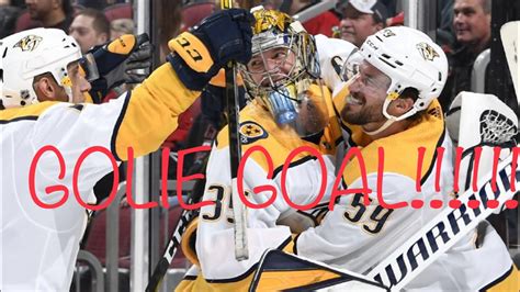 This is the first goal by a goalie in 6 6 years, 2 months, and 21 days, when mike. NHL | Pekka Rinne Score A GOLIE GOAL! | 2020 - YouTube