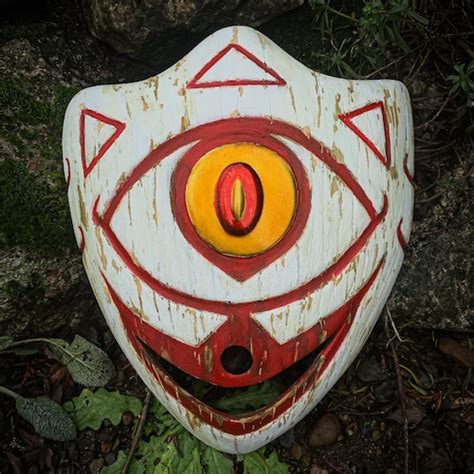 Deku Mask Wooden Replica The Legend Of Zelda Majoras Etsy