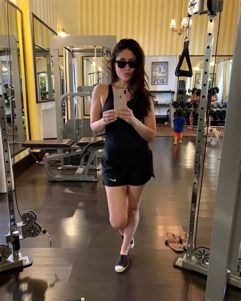 Kareena Kapoor Khans Gym Selfie With Saif Ali Khan And Taimur In The Background Is Simply