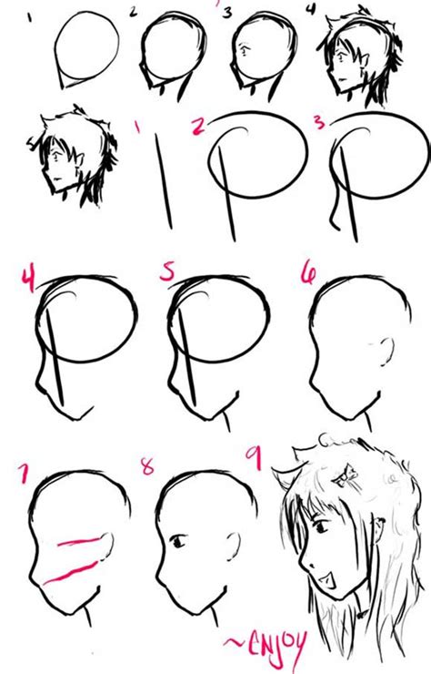Anime Guy Side View Drawing Learn How To Draw Guy Anime Pictures Using
