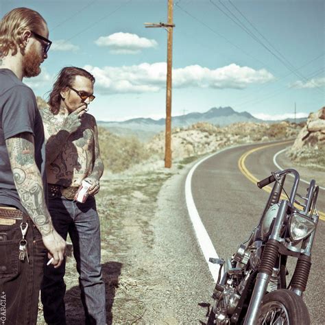 On A Desert Motorcycle Culture Harley Davidson Harley
