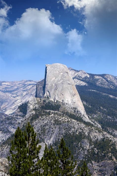 Half Dome Yosemite National Park Stock Image Image Of Pine Park