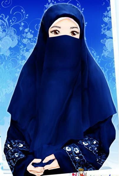 Gambar kartun muslimah bercadar melestarikan malu muslim anime di. Terbaru 17+ Gambar Kartun Muslimah Pakai Purdah - Richa Gambar