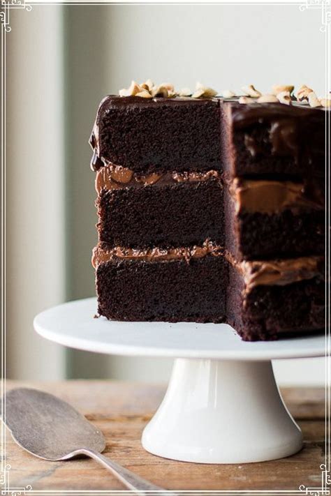 Chocolate Hazelnut Layer Cake Pretty Simple Sweet Recipe In