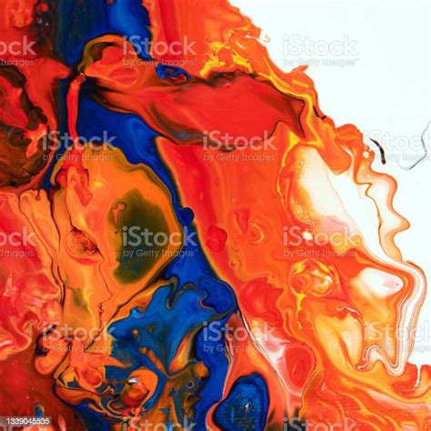 Fluid Art Abstract Acrylic Pouring Stock Illustration Download Image Now Abstract Acrylic