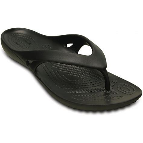 crocs crocs kadee ii black ux1 202492 001 womens flip flop crocs from pure brands uk uk
