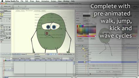 Anime Studio 8 Pro Feature Character Wizard Youtube