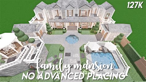 Bloxburg House Ideas Mansion No Advanced Placing Fotodtp