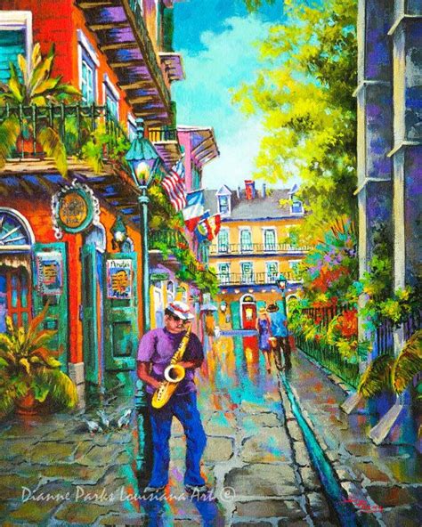 New Orleans Art Pirates Alley French Quarter New Orleans Painting