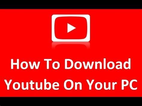 Go to the app store on your apple device. How to download youtube app on pc? - YouTube