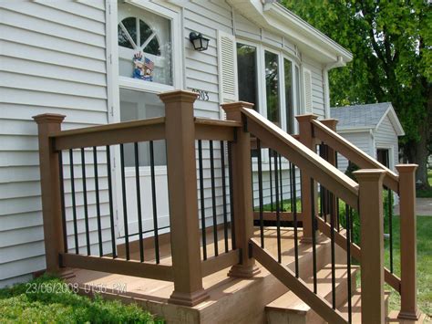It's sleek, sturdy, durable, and just as versatile. Fabulous Wood Front Porch Railing Ideas With Designs ...