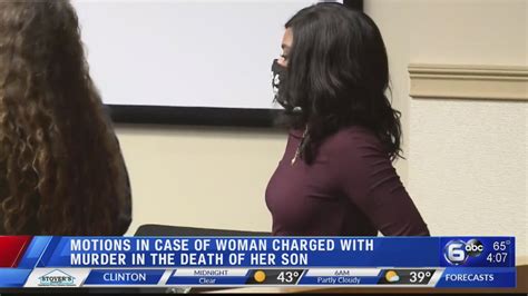 motions in case of woman charged with murder in the death of her son youtube