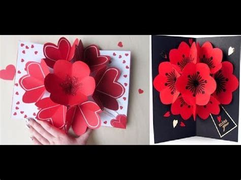 Using the blending brush, softly sponge the seashells with soft suede ink. Amazing 3D DIY Pop up Flower card Making Tutorial - YouTube