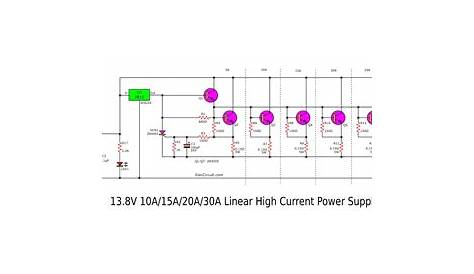 Adjustable Power Supply Circuit Diagrams