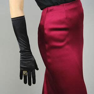 Stretchy Satin Silk Gloves Opera Evening Elbow Wrist Long Short Hepburn