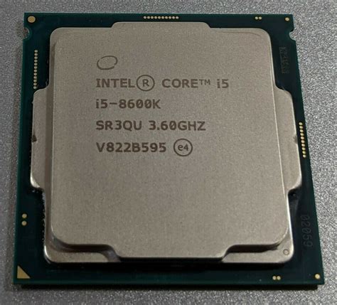 Intel Core I5 8600k Cpu 36ghz Sockel 1151 Coffee Lake S Sr3qu Ebay