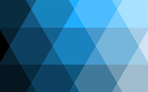 Blue Triangles Wallpaper Abstract Wallpapers 44901