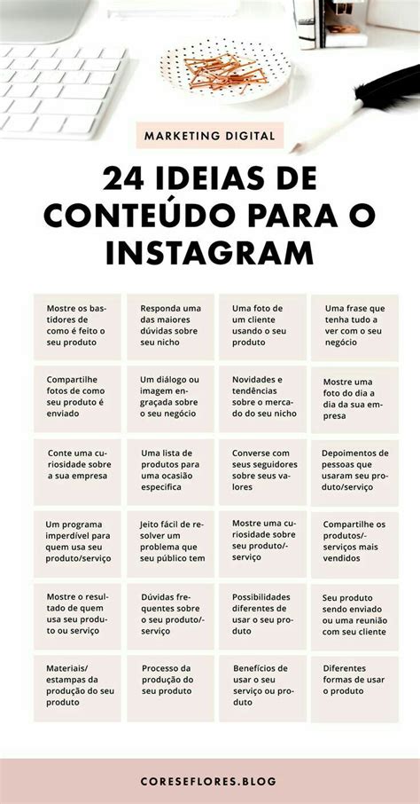 24 Ideias Para Conteúdo Para O Instagram Em 2020 Idéias De Marketing