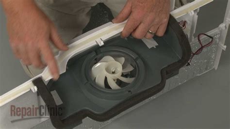 The blades may scrape against a panel or bracket. LG Refrigerator Noisy? Evaporator Fan Blade #5901JA1021A ...