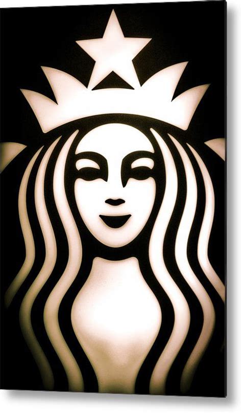 Coffee Queen Metal Print By Spencer Mcdonald In 2021 Starbucks Logo