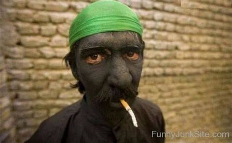 Funny Human Pictures Funny Man Smoking A Cigarette