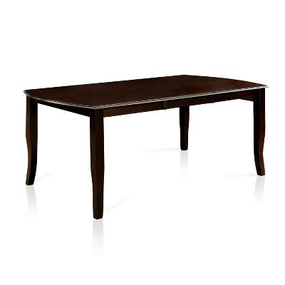 Burton Rounded Wooden Extendable Dining Table Espresso Mibasics Target