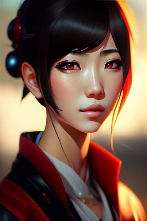 Lexica Portrait Of An Anime Character Hyper Realistic