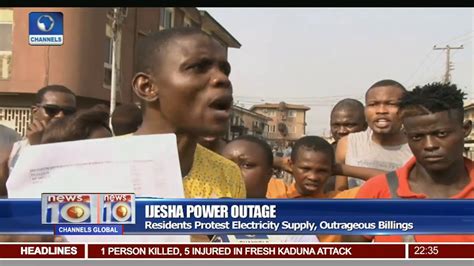 Ijesha Power Outage Residents Protest Electricity Supply Outrageous
