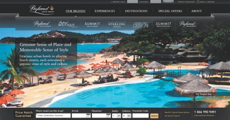 Preferred Hotels And Resorts Unveils New Brand Website Travel Span