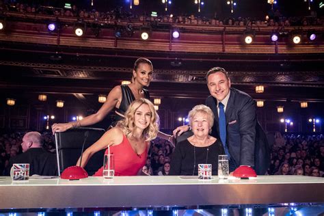 Britains Got Talent 2016 David Walliams Mum Kathleen Stands In For Simon Cowell As A Judge