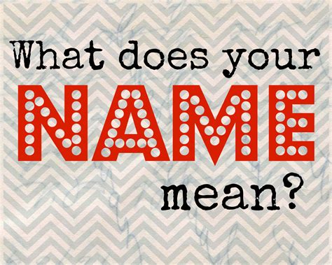 How did they figure that out? What Does Your Name Mean? - A Deecoded Life