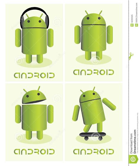 Android Editorial Image Illustration Of Icon Logo