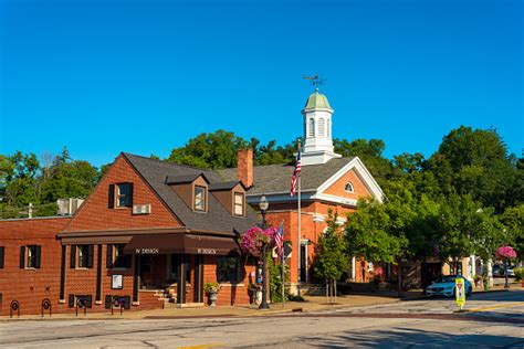 Chagrin Falls Township Hall Stock Photo Download Image Now Istock