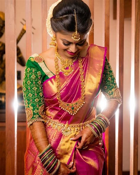 30 South Indian Wedding Saree For A Traditional Bride 2022