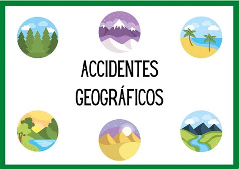 Accidentes GeogrÁficos Aprende Español Arche Ele