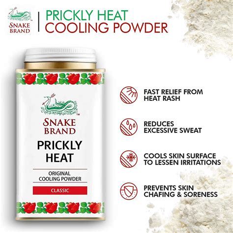 Buy Snake Brand Prickly Heat Cooling Talcum Powder Original Classic