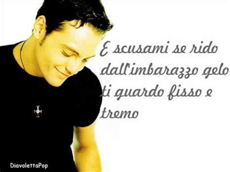 It was released as the third single from his first album rosso relativo (2002) and achieved a huge success in italy, switzerland, belgium, austria, france, spain and mexico. Tiziano Ferro - Imbranato *TESTO* - YouTube