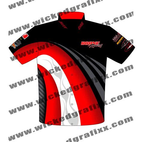 Wicked Grafixx Custom Drag Racing Crew Team Shirts And Apparel