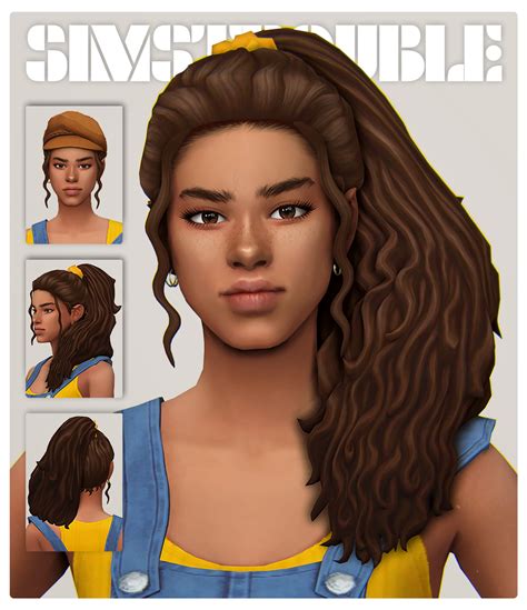 Stephany By Simstrouble Simstrouble On Patreon Sims Hair Sims 4
